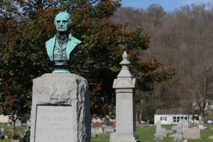 Grave memorial for John Rankin, located in Ripley, Ohio