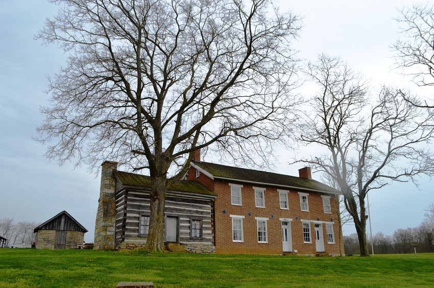 Exterior of the John T. Wilson homestead, a stop on the Underground Railroad in Adams County, Ohio