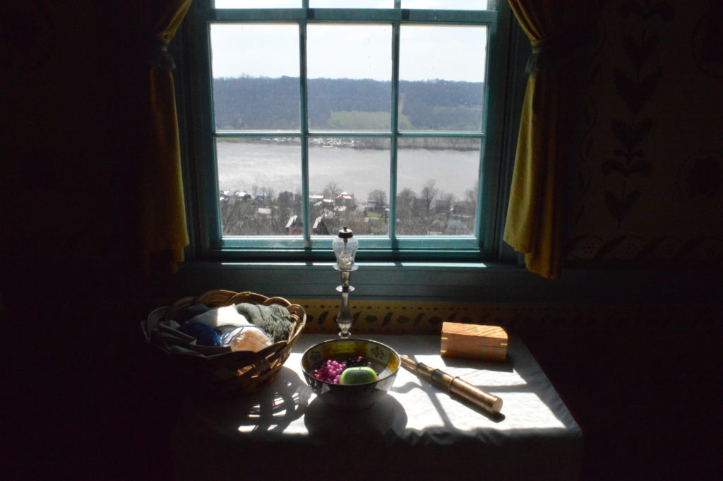 The view of the Ohio River from a window at the John Rankin house in Ripley, Ohio